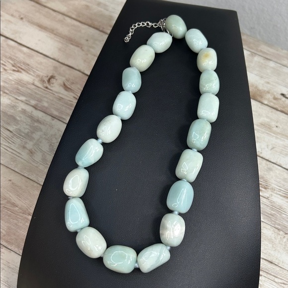 GSJ 925 Chunky Stone Necklace - Picture 4 of 9